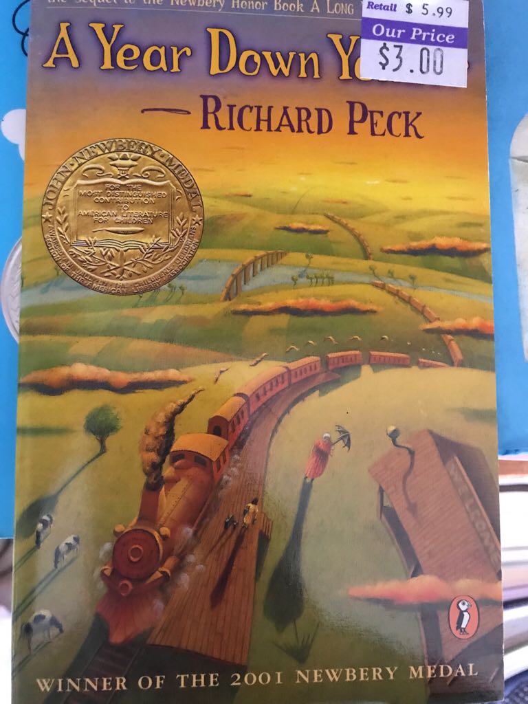 A Year Down Yonder - Richard Peck (A Puffin Book - Paperback) book collectible - Main Image 1