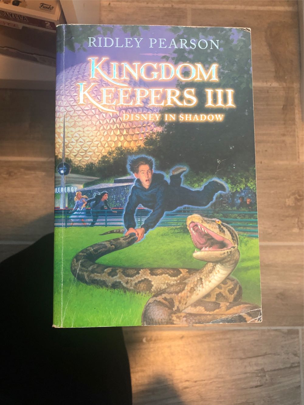 Disney Kingdom Keepers #3: Disney In Shadow - Ridley Pearson (Disney / Hyperion Books - Trade Paperback) book collectible [Barcode 9781423138563] - Main Image 3