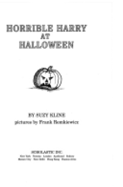 Horrible Harry At Halloween - Suzy Kline (A Scholastic Press - Paperback) book collectible [Barcode 9780439442145] - Main Image 1