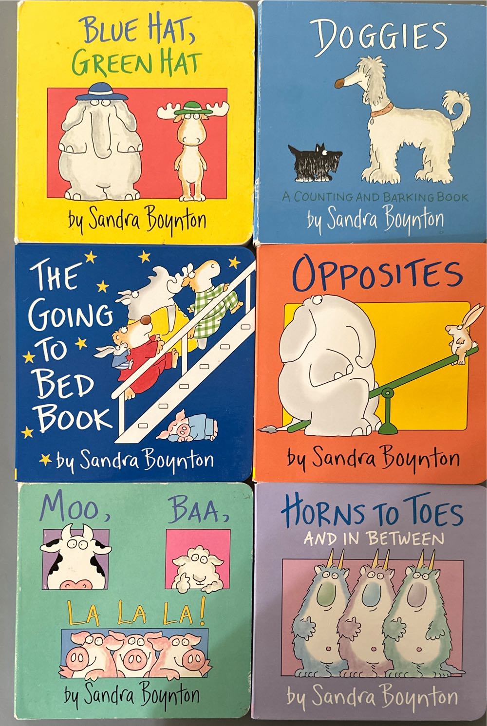 Blue Hat, Green Hat - Sandra Boynton (Little Simon Books - Board Book) book collectible [Barcode 9780671493202] - Main Image 3