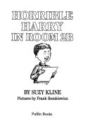Horrible Harry In Room 2B