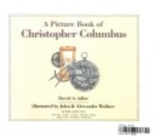 A Picture Book of Christopher Columbus - David A. Adler (A Trumpet Club Special Edition - Paperback) book collectible [Barcode 9780590107723] - Main Image 1