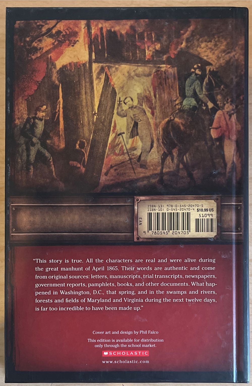 Chasing Lincoln’s Killer - James L. Swanson (A Scholastic Press - Hardcover) book collectible [Barcode 9780545204705] - Main Image 2