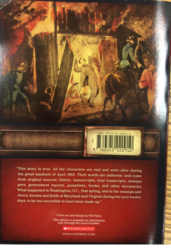 Chasing Lincoln’s Killer - James L. Swanson (Scholastic - Paperback) book collectible [Barcode 9780545220910] - Main Image 2