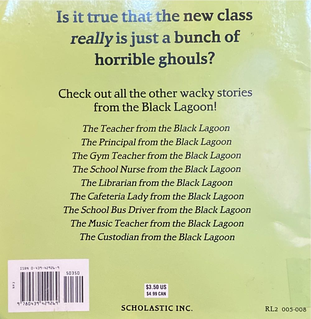 The Class From The Black Lagoon - Mike Thaler (Back To School - Paperback) book collectible [Barcode 9780439429269] - Main Image 2