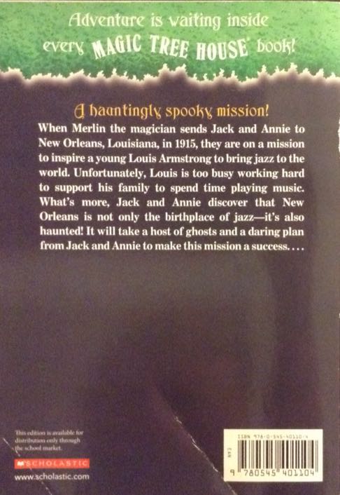 A Good Night for Ghosts - Mary Pope Osborne (Scholastic - Paperback) book collectible [Barcode 9780545401104] - Main Image 2