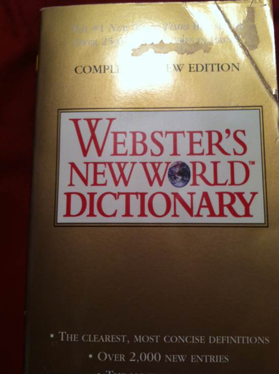 Webster’s New World Dictionary