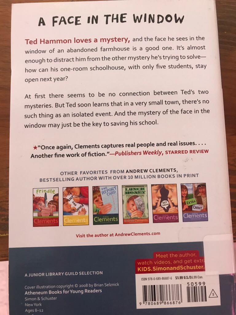 Room One: A Mystery or Two - Andrew Clements (Aladdin - Paperback) book collectible [Barcode 9780689866876] - Main Image 2