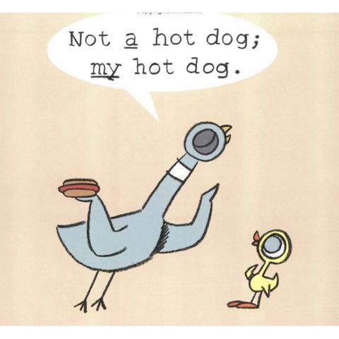The Pigeon Finds A Hot Dog! - Mo Willems (Hyperion - Hardcover) book collectible [Barcode 9780786818693] - Main Image 3