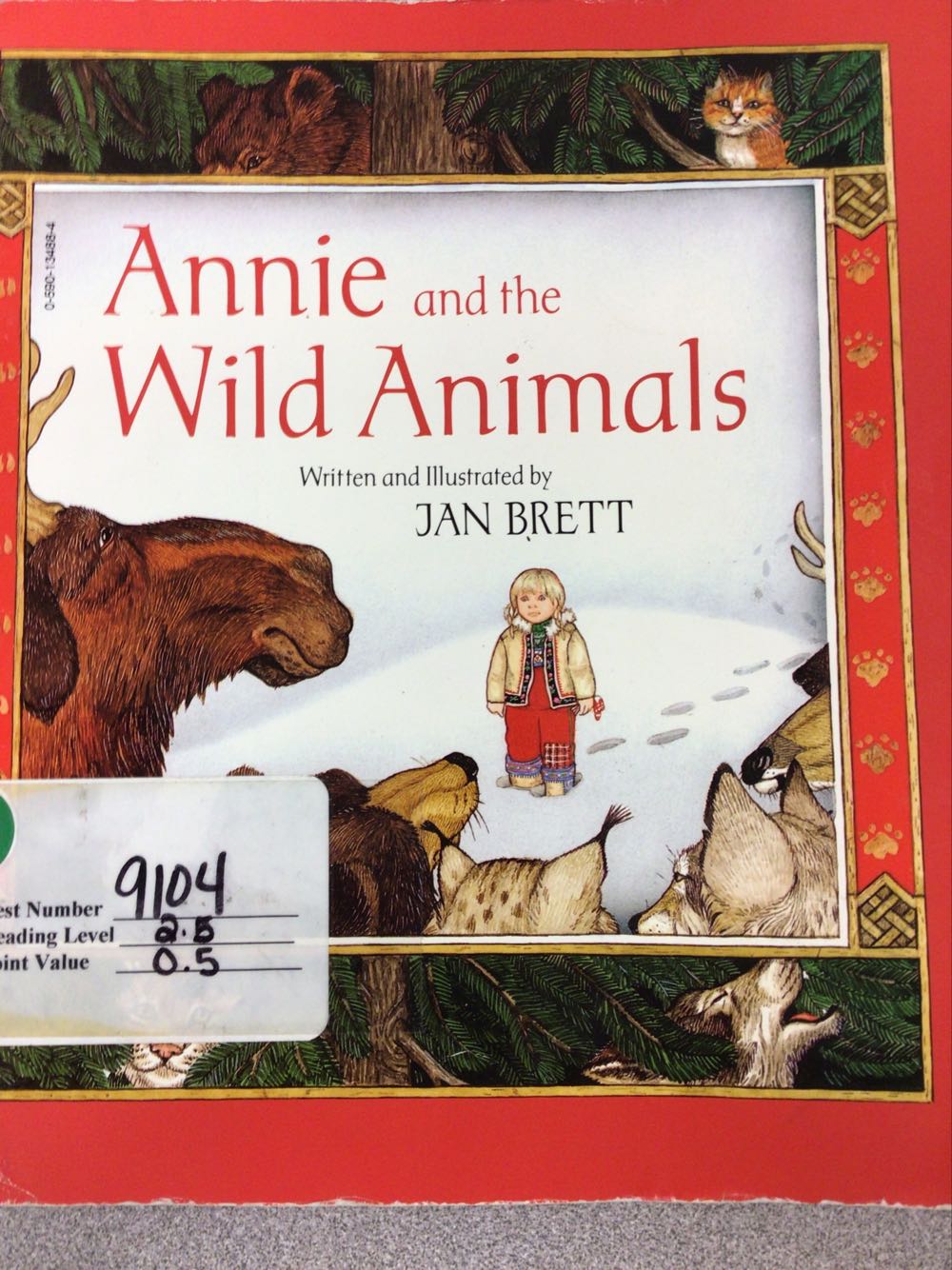 Annie And The Wild Animals - Jan Brett book collectible [Barcode 9780590134880] - Main Image 3