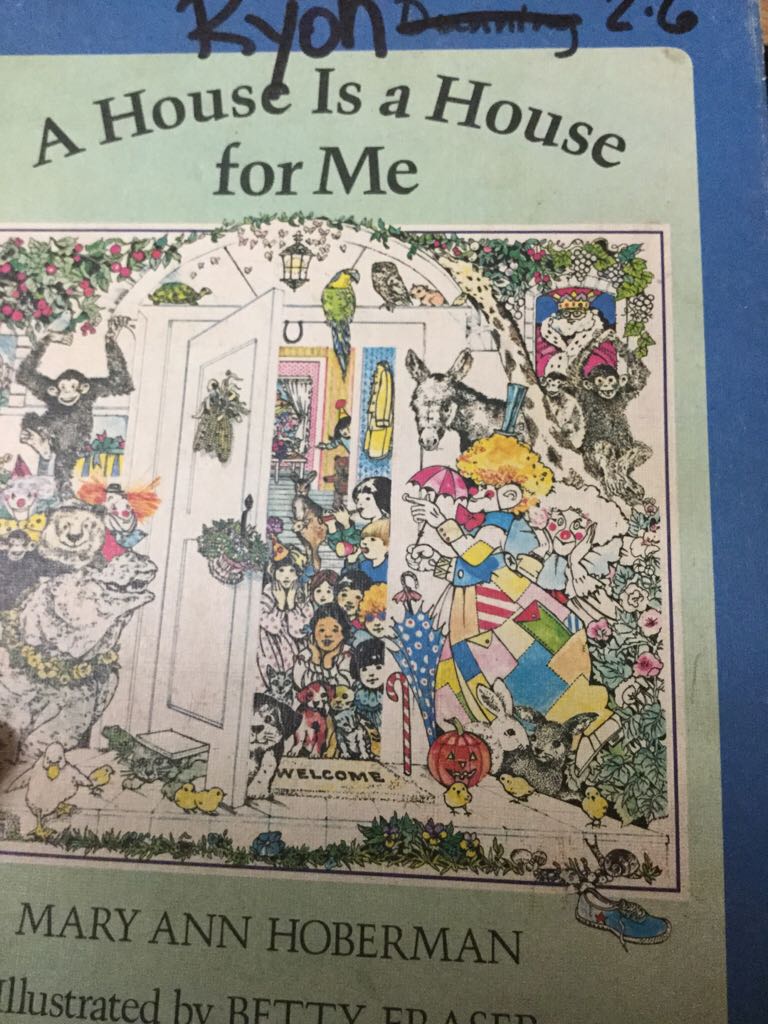A House Is a House for Me - Betty Fraser (Educational Products, Inc. - Hardcover) book collectible [Barcode 9780590758116] - Main Image 1