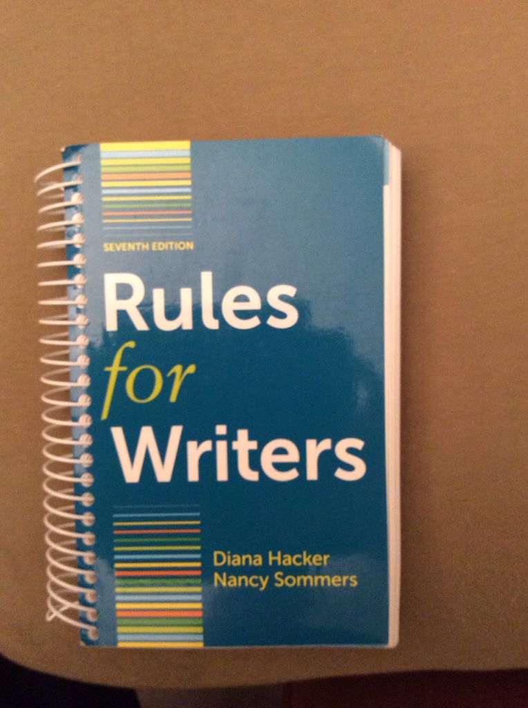 Rules For Writers
