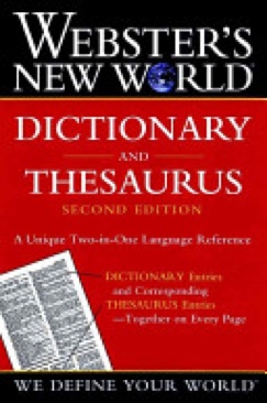 Webster’s New World Dictionary And Thesaurus