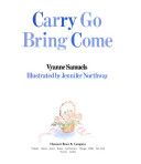 Carry, Go, Bring, Come - Harcourt Brace book collectible [Barcode 9780153036323] - Main Image 1