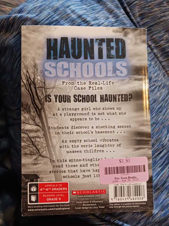 Haunted Schools - Allan Zullo (Scholastic - Paperback) book collectible [Barcode 9780439682008] - Main Image 2