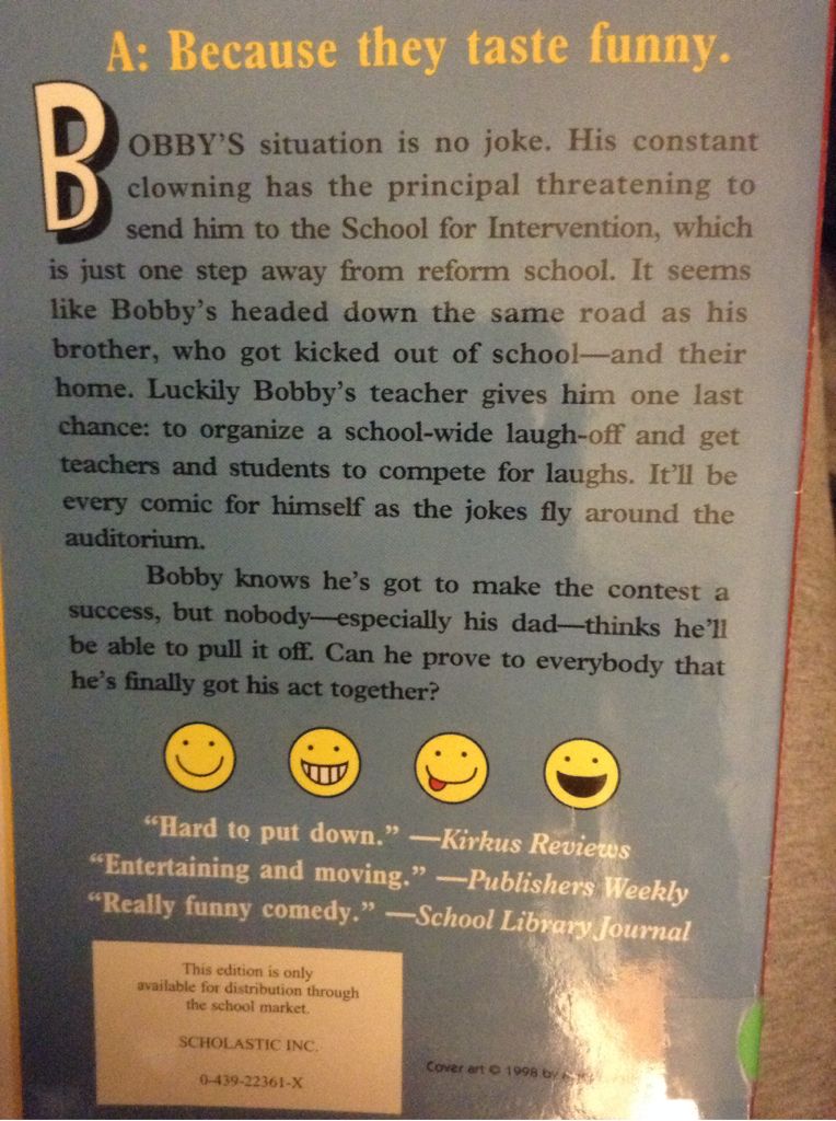 My Life As A Fifth-Grade Comedian - Elizabeth Levy book collectible [Barcode 9780439223614] - Main Image 2