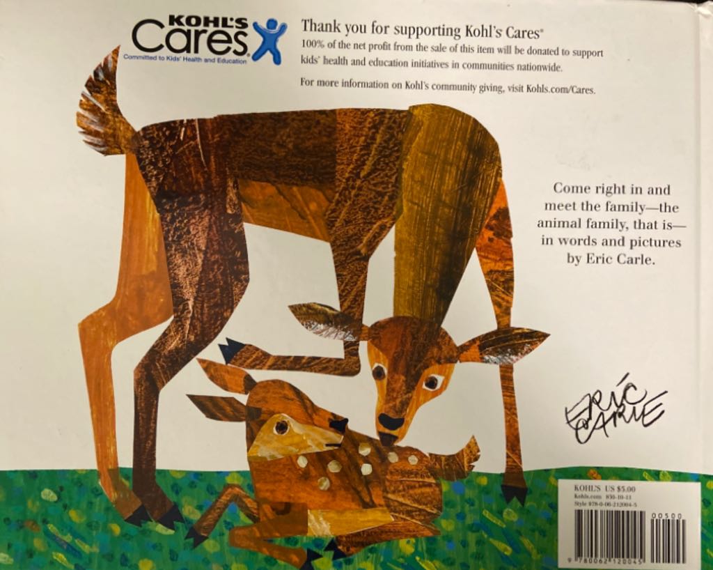Does A Kangaroo Have A Mother, Too? - Eric Carle (HarperFestival - Hardcover) book collectible [Barcode 9780062120045] - Main Image 2
