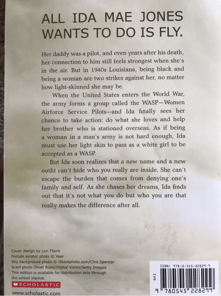 Flygirl - Sherri L. Smith (Scholastic - Paperback) book collectible [Barcode 9780545228299] - Main Image 2