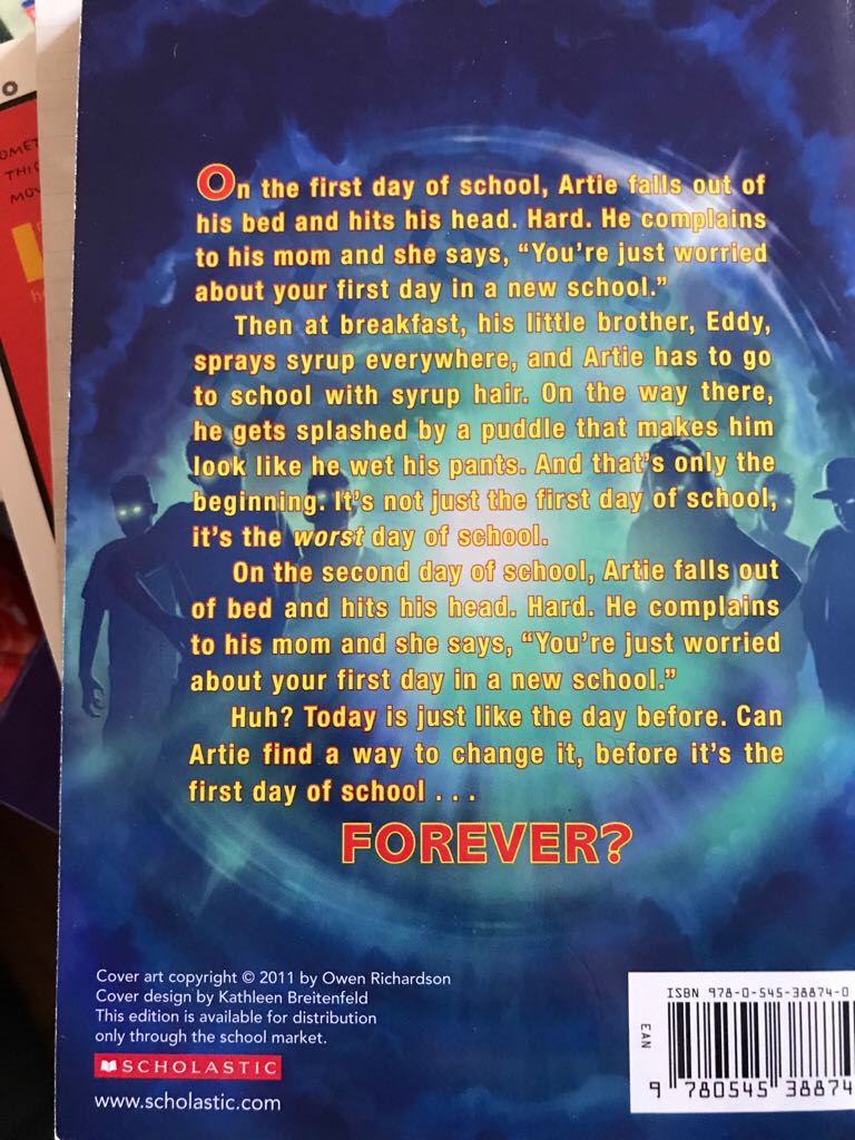 It’s The First Day Of School Forever - R.L. Stine (Scholastic - Paperback) book collectible [Barcode 9780545388740] - Main Image 2