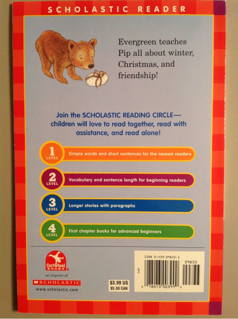 Christmas Cub, The - Justine Korman Fontes (Cartwheel Books - Paperback) book collectible [Barcode 9780439098335] - Main Image 2