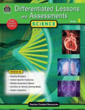 Differentiated Lessons And Assessments: Science, Grade 5 - Julia McMeans (Teacher Created Materials) book collectible [Barcode 9781420629255] - Main Image 1