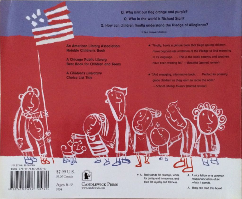 I Pledge Allegiance - Michael Sampson (Candlewick Press - Paperback) book collectible [Barcode 9780763625276] - Main Image 2