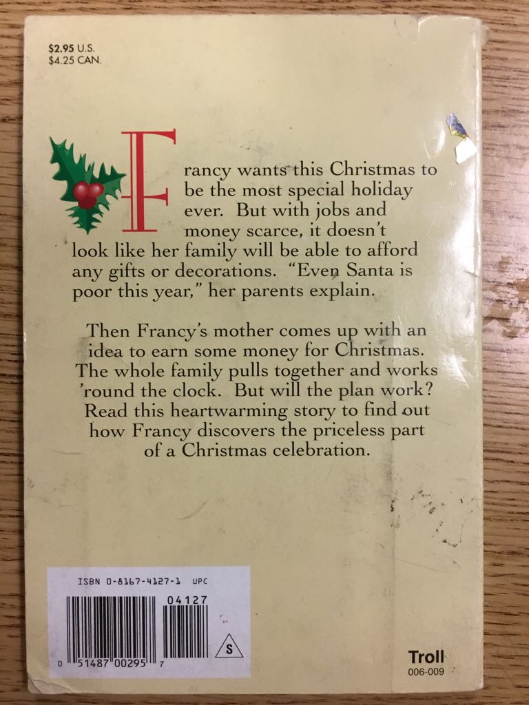 Country Christmas, A - Bonnie Lou Risby (Troll Communications) book collectible [Barcode 9780816741274] - Main Image 2