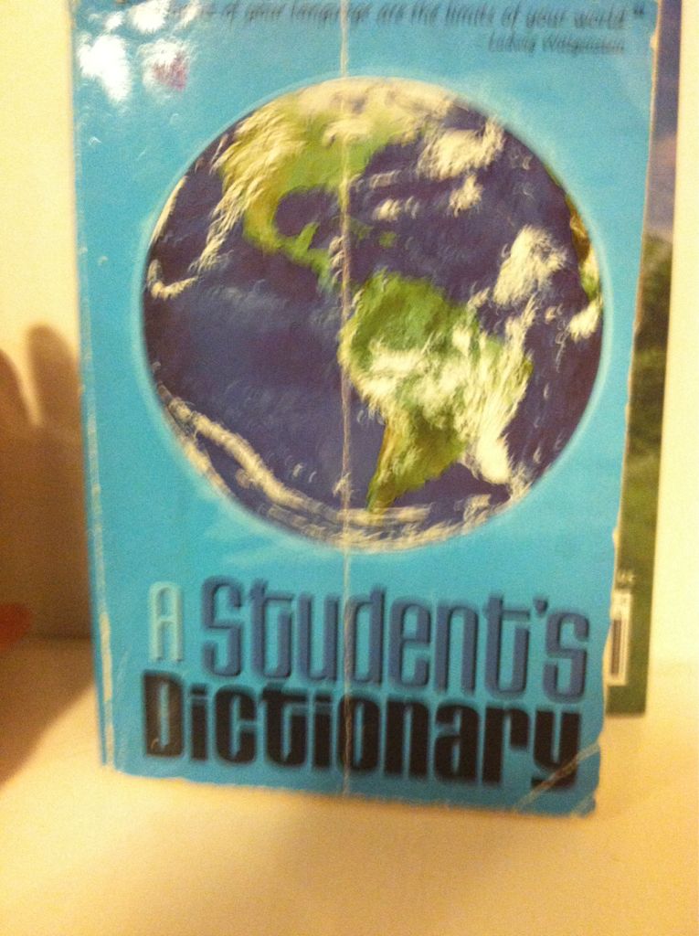 A Student’s Dictionary & Gazetteer