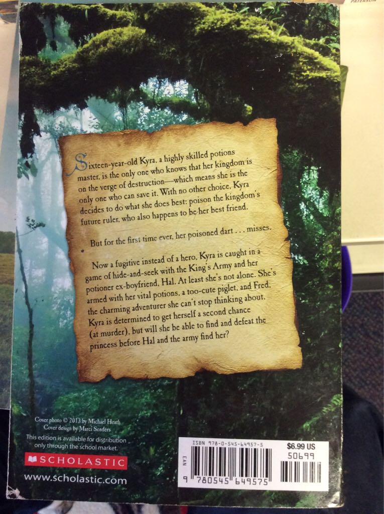 Poison - Bridget Zinn (Scholastic Press - Paperback) book collectible [Barcode 9780545649575] - Main Image 2