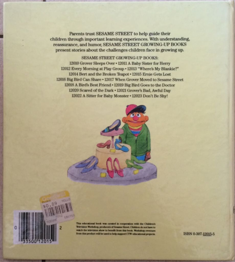 Ernie Gets Lost(e) - Tom Cooke (Golden Books - Hardcover) book collectible [Barcode 9780307120151] - Main Image 2