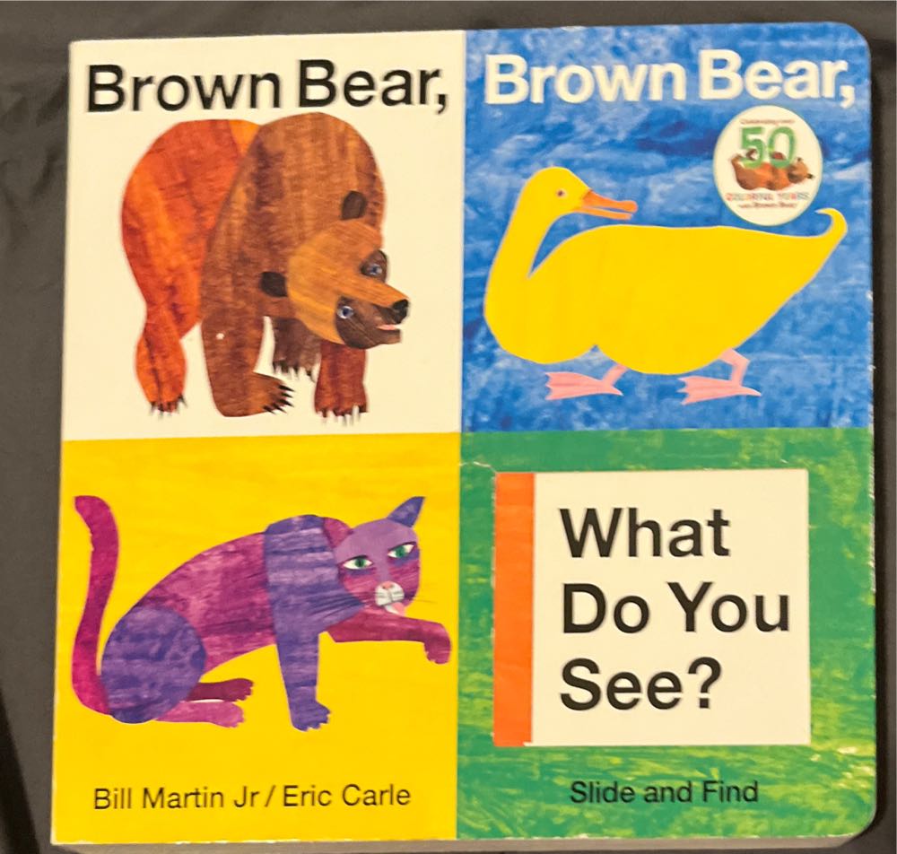 Brown Bear, Brown Bear, What Do You See? Slide and Find - Eric Carle (St. Martin’s Press - Board Book) book collectible [Barcode 9780312509262] - Main Image 3