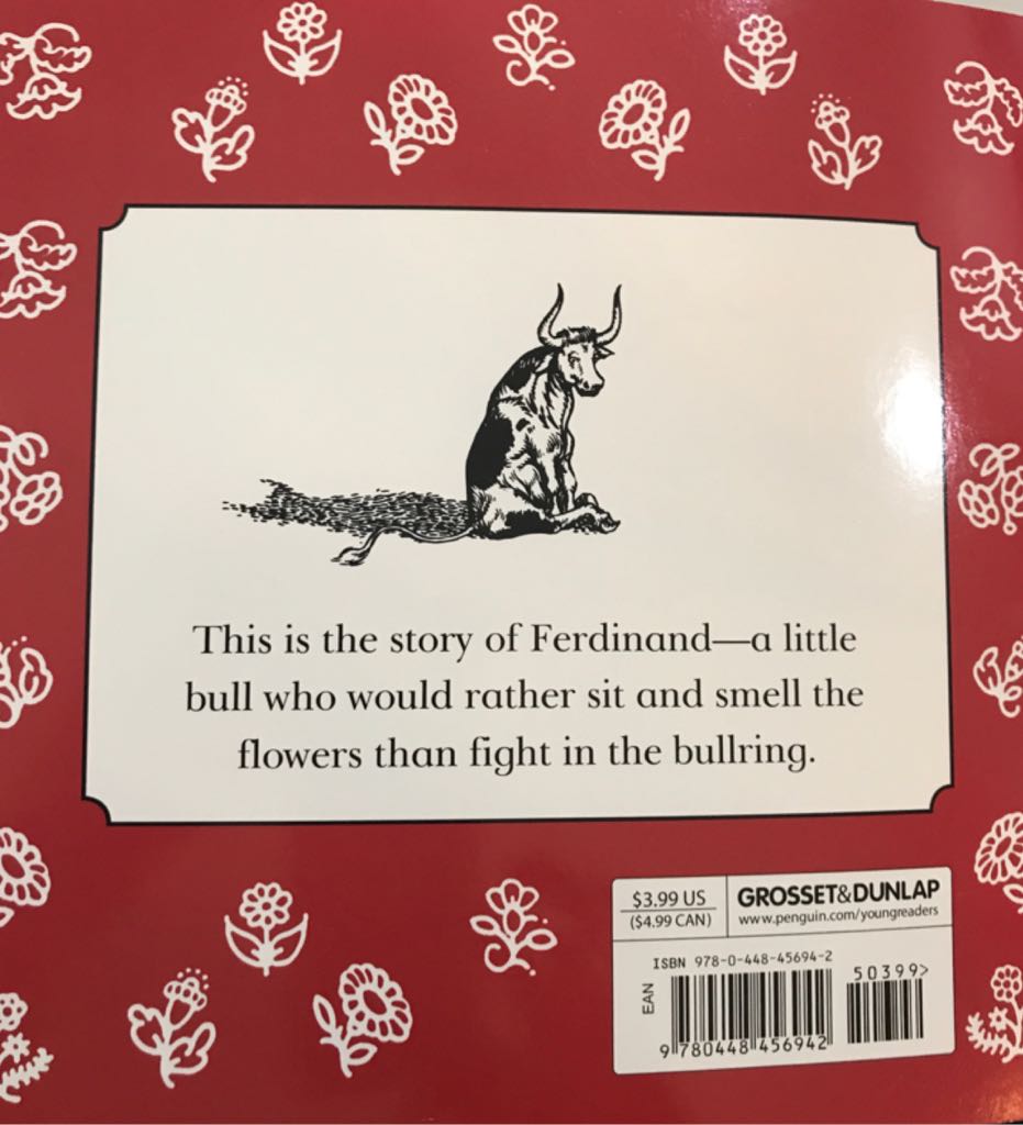 The Story Of Ferdinand - Munro Leaf (Grosset - Paperback) book collectible [Barcode 9780448456942] - Main Image 2
