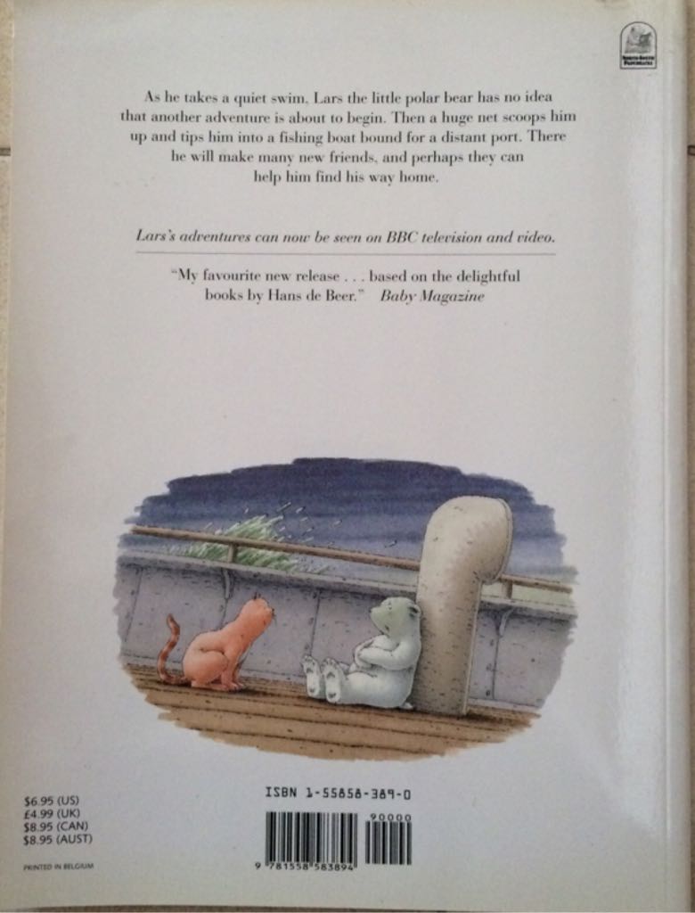 Ahoy There, Little Polar Bear - Hans de Beer (Story Book - Paperback) book collectible [Barcode 9781558583894] - Main Image 2
