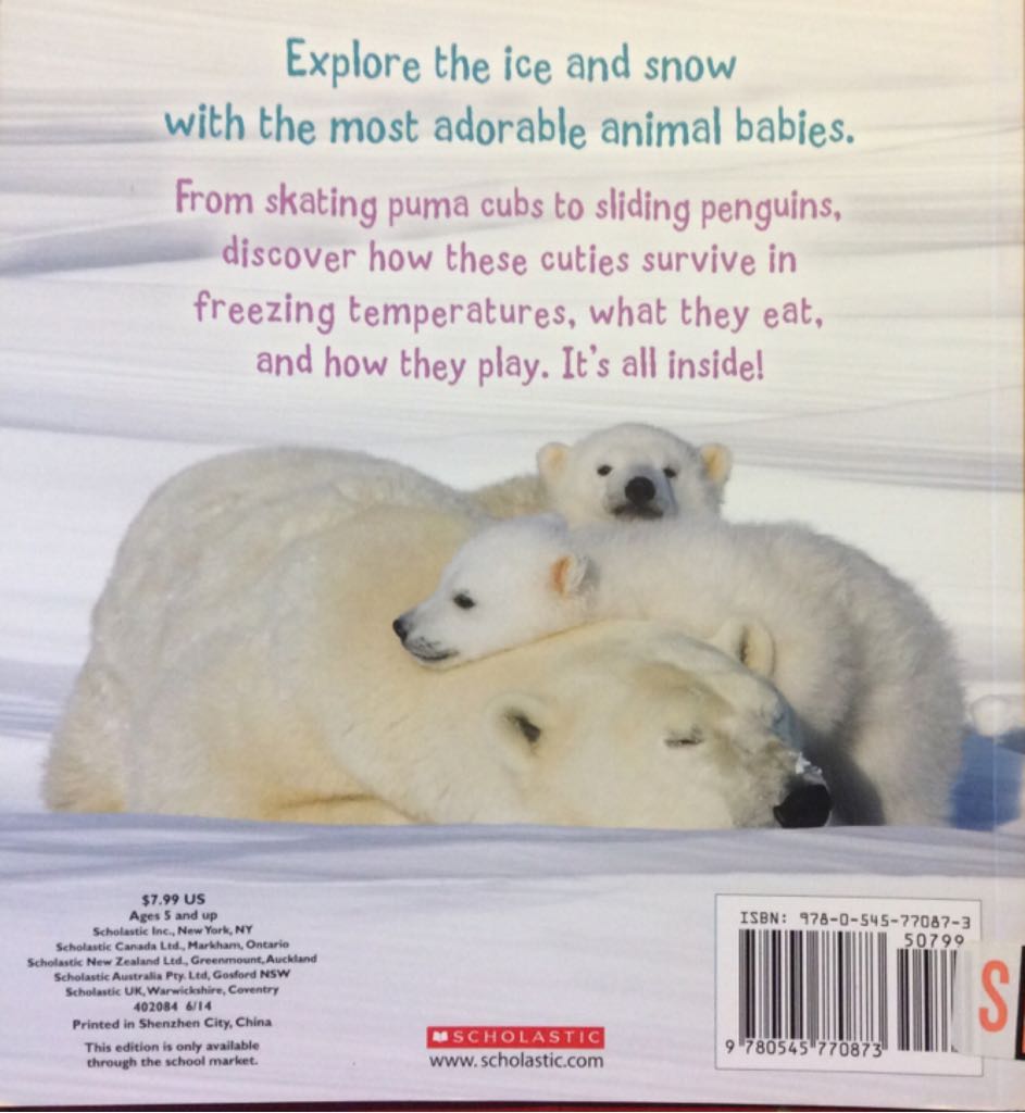 Snow Babies - Camilla Bedoyere (New York, NY : Scholastic - Paperback) book collectible [Barcode 9780545770873] - Main Image 2