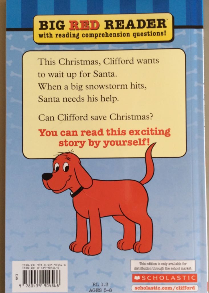 C: Clifford Helps Santa - Sonia Sander (Scholastic Inc. - Paperback) book collectible [Barcode 9780439904568] - Main Image 2