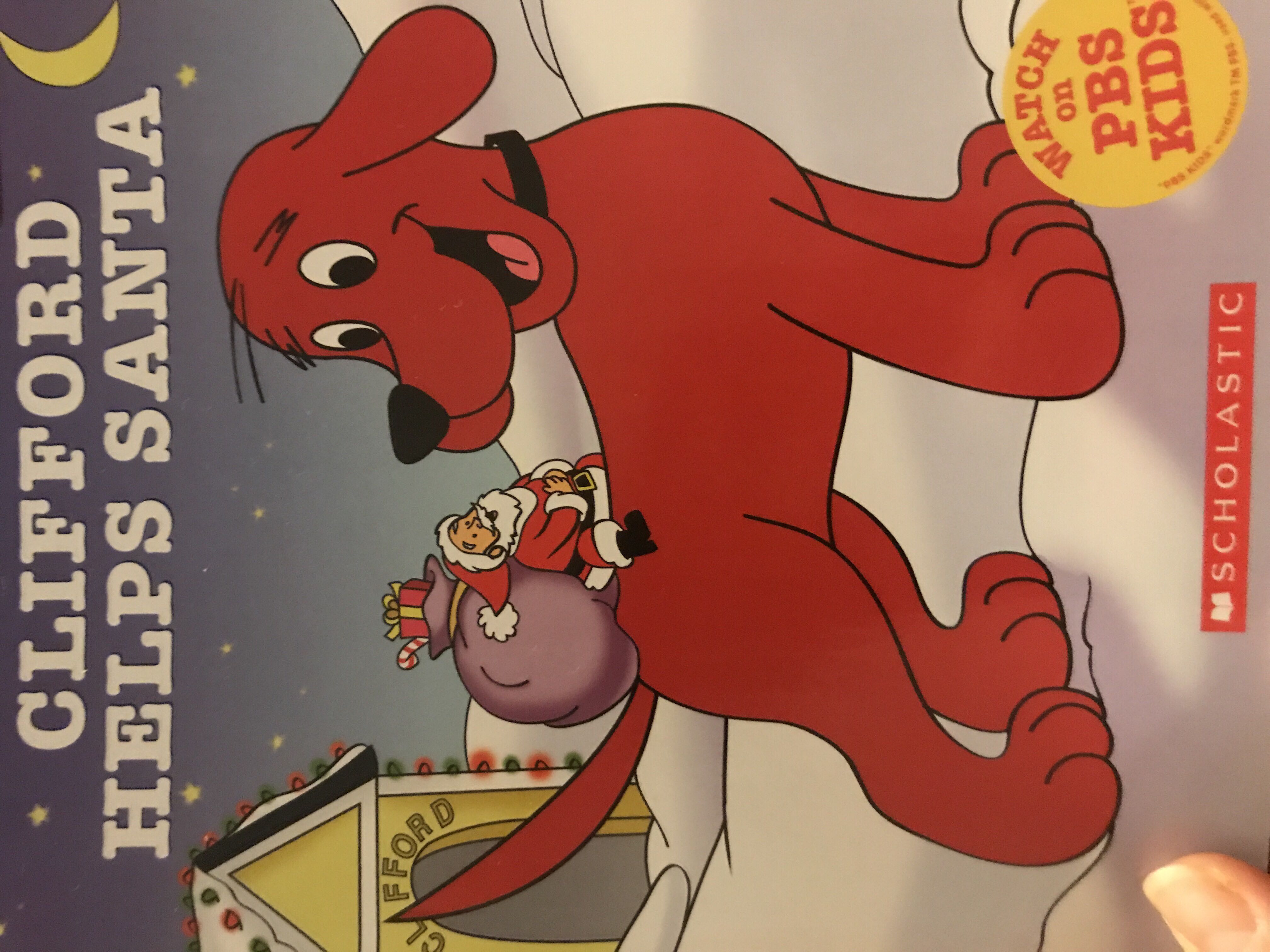C: Clifford Helps Santa - Sonia Sander (Scholastic Inc. - Paperback) book collectible [Barcode 9780439904568] - Main Image 3