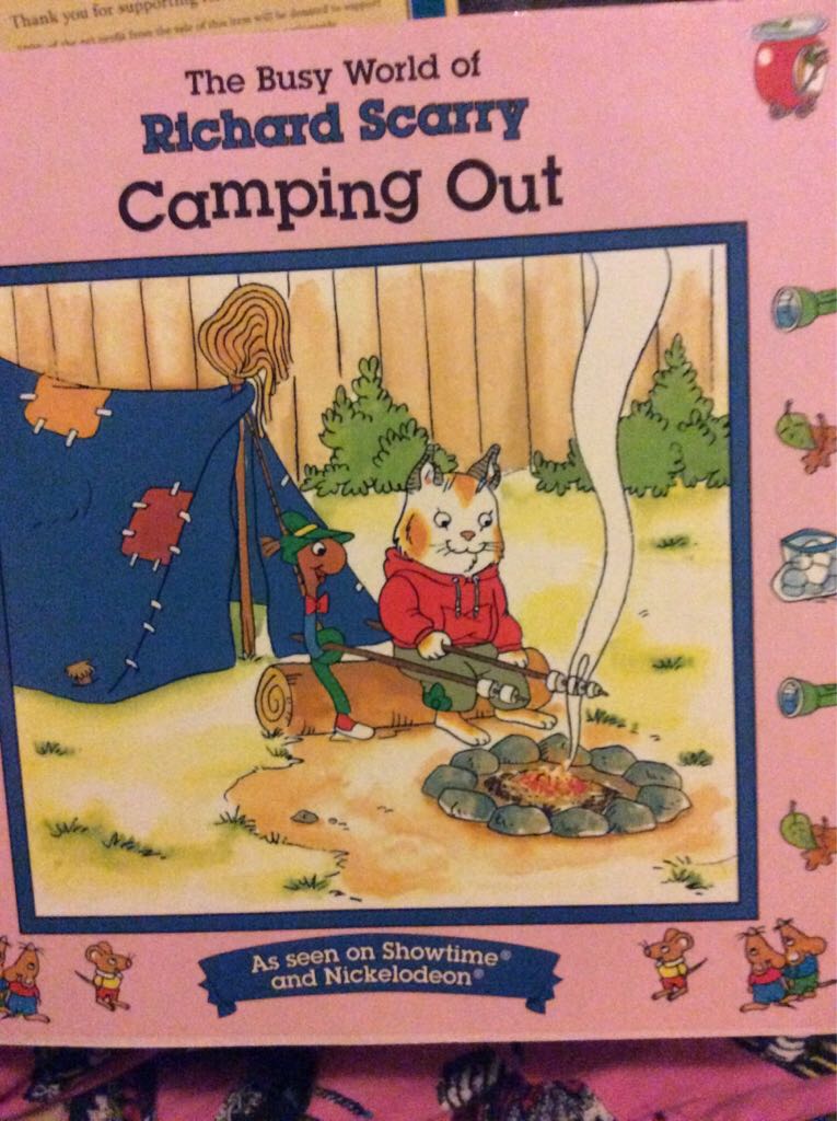 Camping Out A27- Richard Scarry - Clifford (Simon Spotlight) book collectible [Barcode 9780689803703] - Main Image 1
