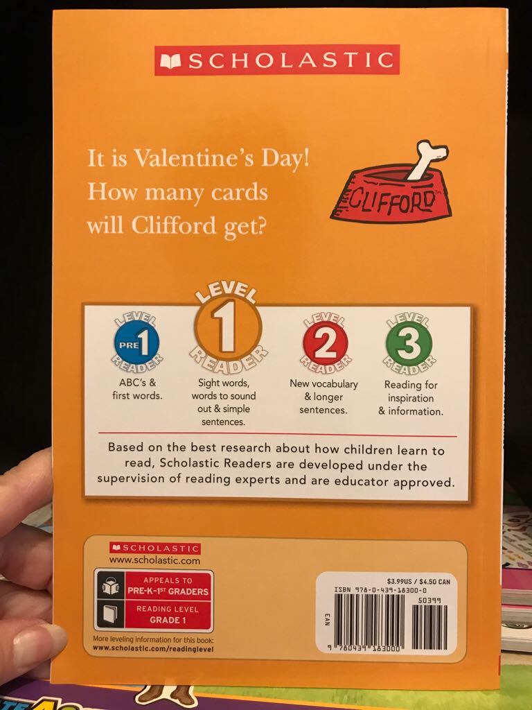 Clifford’s Valentines - Norman Bridwell (Scholastic) book collectible [Barcode 9780439183000] - Main Image 2