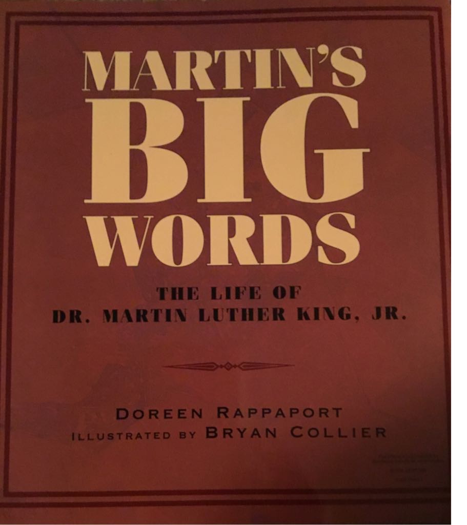 Martin’s Big Words - Doreen Rapport (Scholastic - Paperback) book collectible [Barcode 9780439390040] - Main Image 2