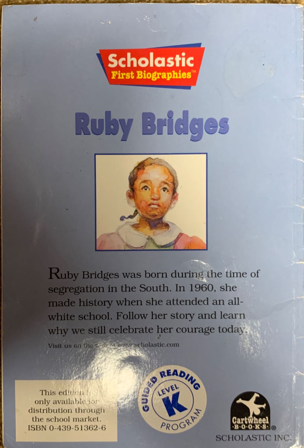 Let’s Read About-- Ruby Bridges - Ruby Bridges (Scholastic Inc. - Paperback) book collectible [Barcode 9780439513623] - Main Image 2