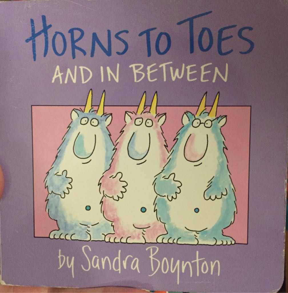Horns To Toes And In Between - Sandra Boynton (- Hardcover) book collectible [Barcode 9781442442627] - Main Image 1