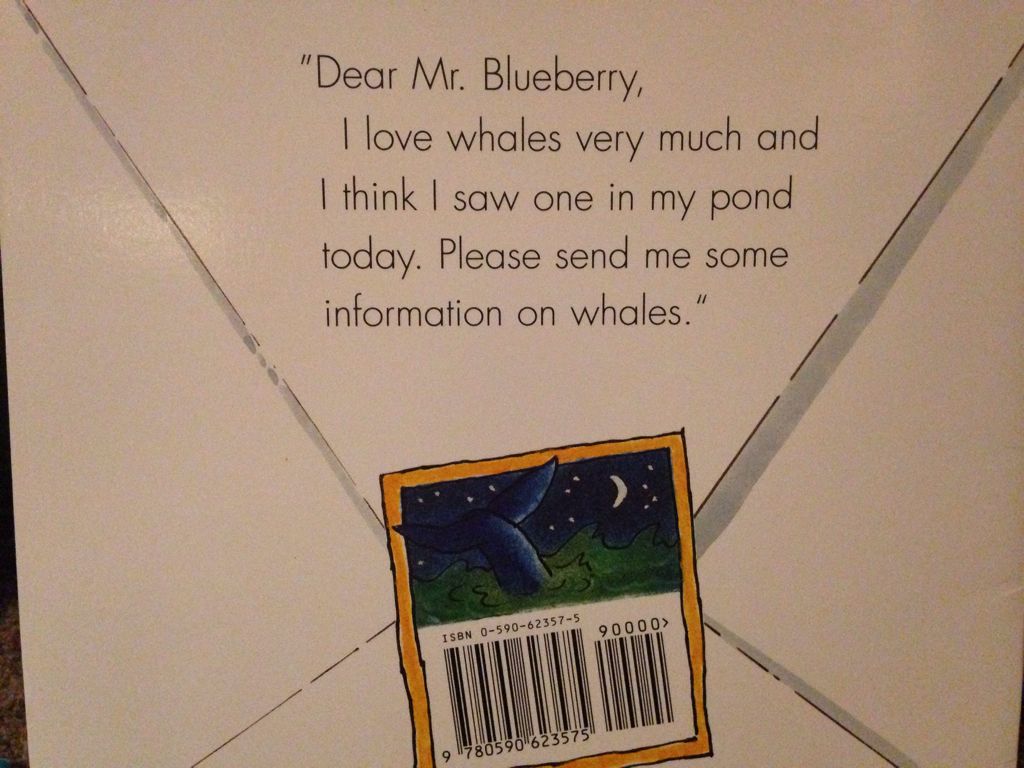 Dear Mr. Blueberry - Simon James (Scholastic - Paperback) book collectible [Barcode 9780590623575] - Main Image 2