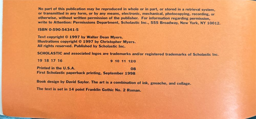 Harlem - Marvin & Morgan Smith (Hippo Bks - Paperback) book collectible [Barcode 9780590543415] - Main Image 3