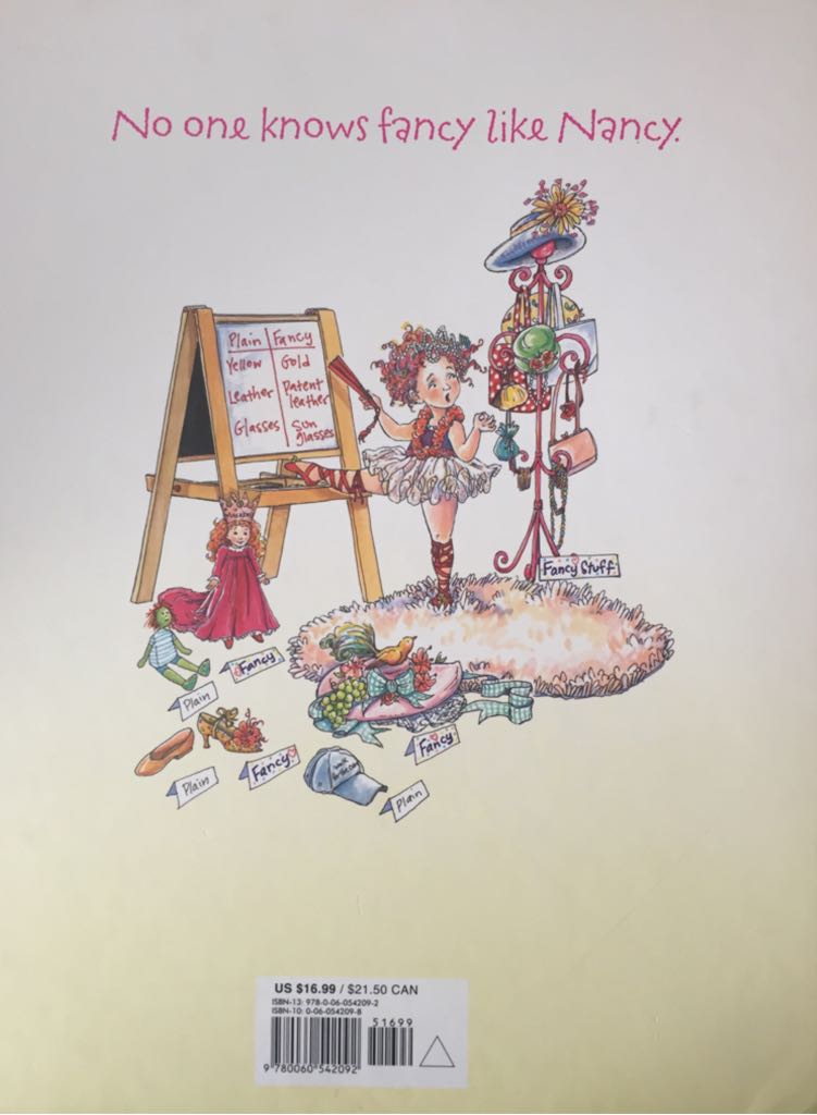 Fancy Nancy - Jane O’Connor (Harper Collins Publishers - Hardcover) book collectible [Barcode 9780060542092] - Main Image 2