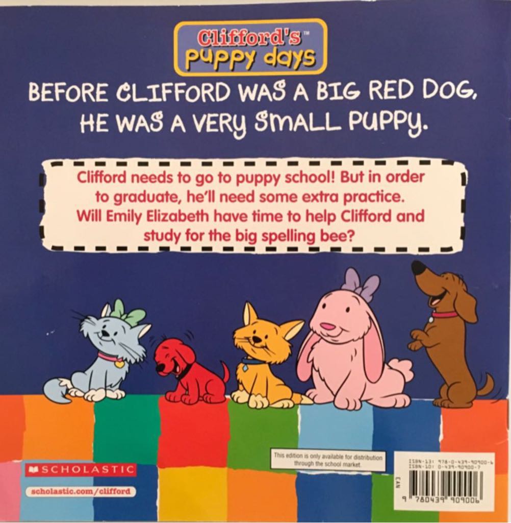 Clifford’s Puppy Days Graduation Day - Norman Bridwell (- Paperback) book collectible [Barcode 9780439909006] - Main Image 2