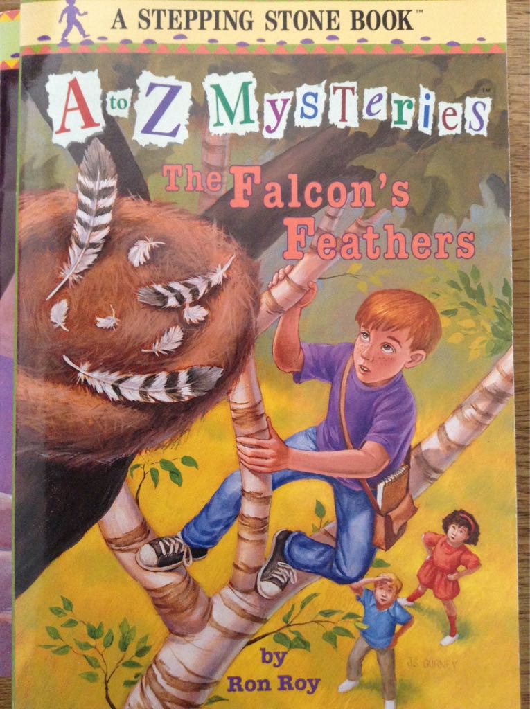 A To Z Mysteries The Falcon’s Feathers - Ron Roy book collectible - Main Image 1