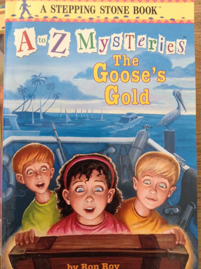 A To Z Mysteries The Goose’s Gold - Ron Roy book collectible - Main Image 1