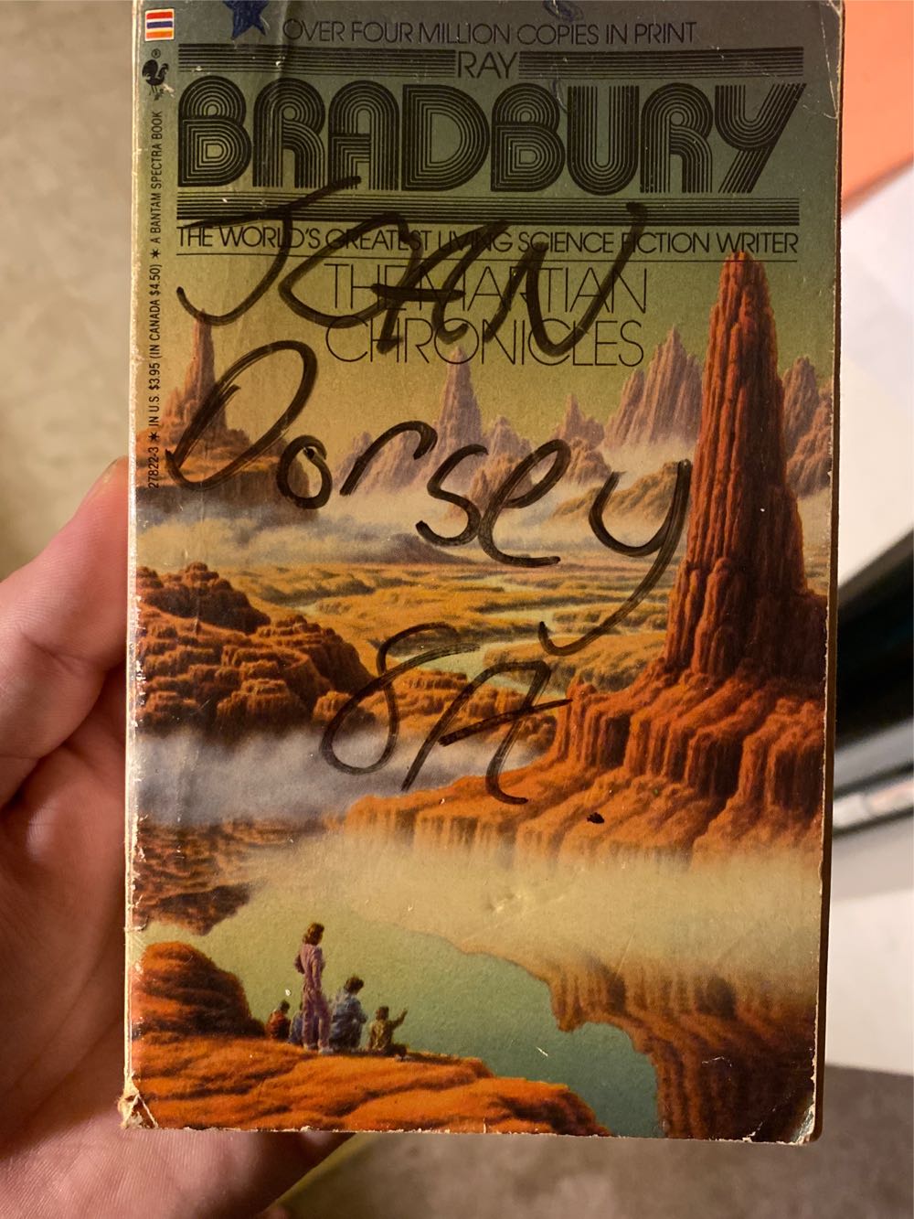 The Martian Chronicles - Ray Bradbury (Bantam Books - Paperback) book collectible [Barcode 9780553278224] - Main Image 3