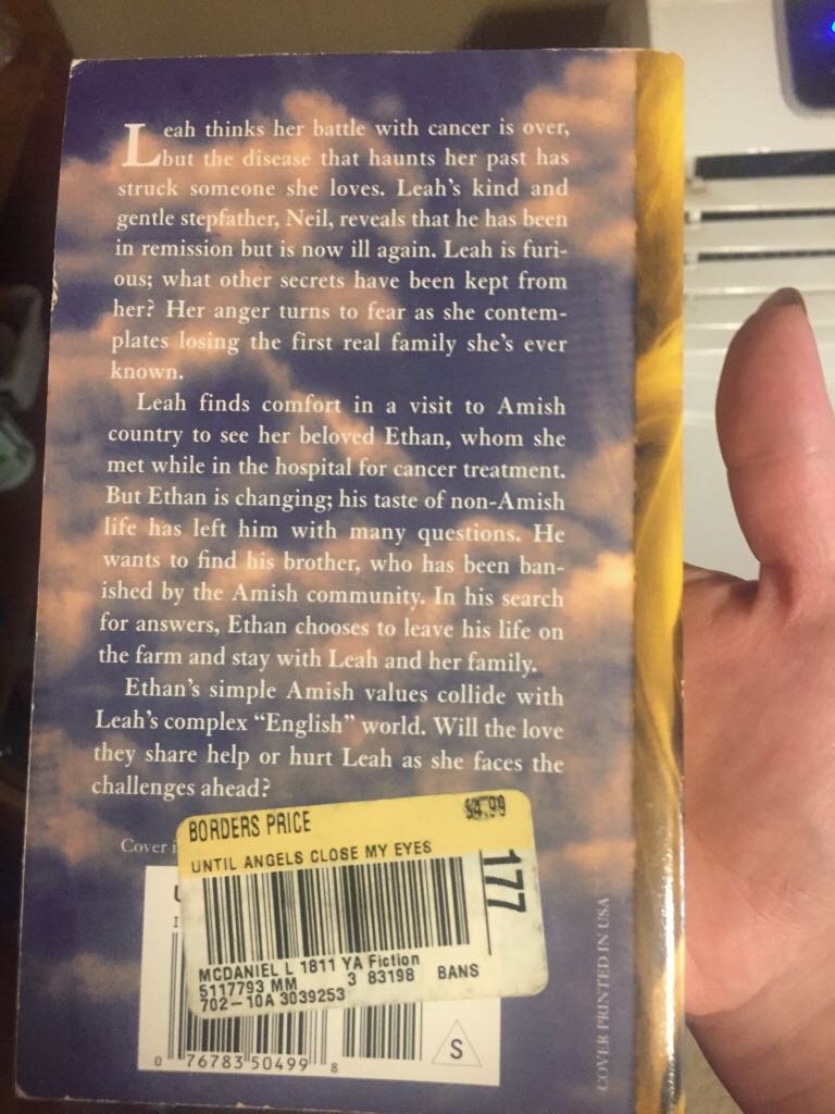 Until Angels Close My Eyes 3 - Lurlene McDaniel (Bantam Books - Paperback) book collectible [Barcode 9780553571158] - Main Image 2