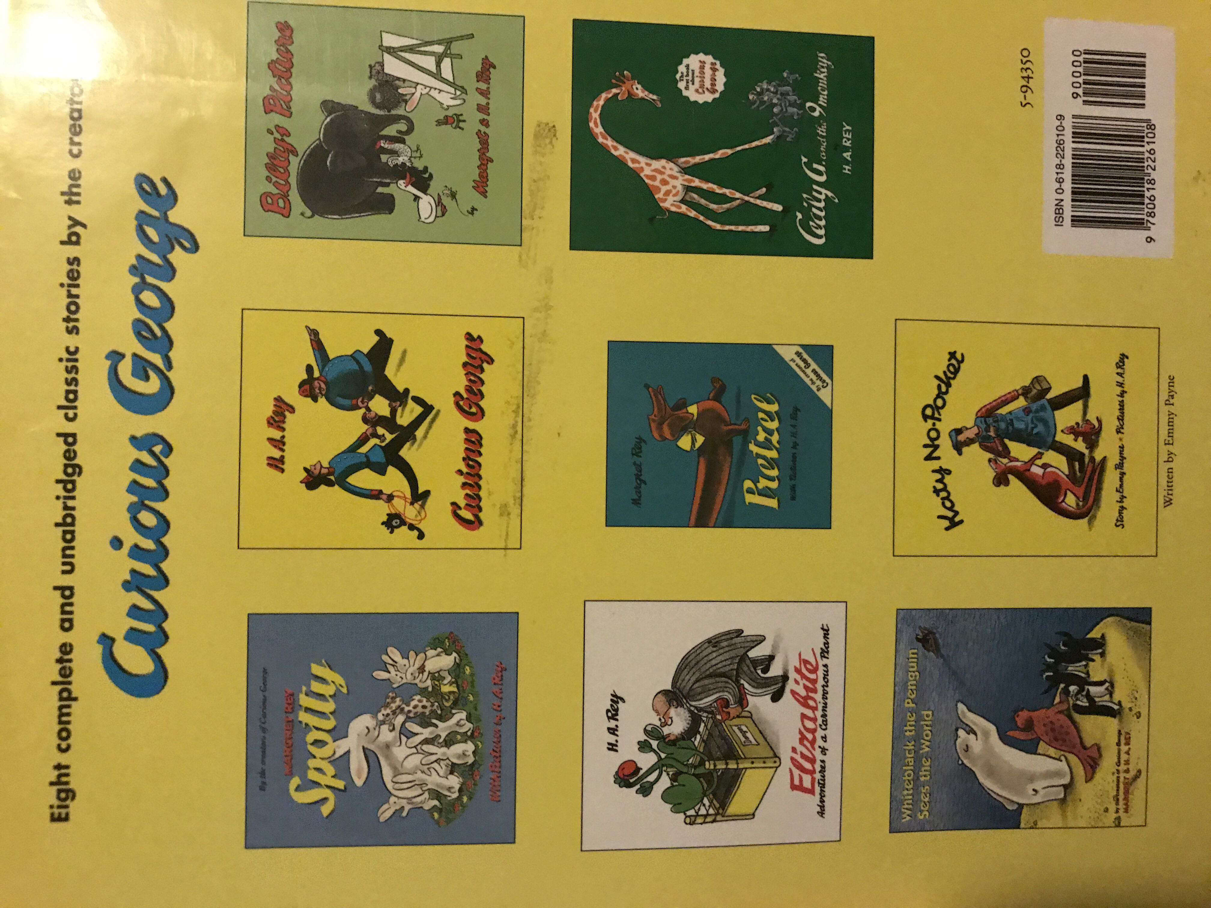 Curious George And Friends - Margret Rey (Houghton Miffin Co. - Hardcover) book collectible [Barcode 9780618226108] - Main Image 2